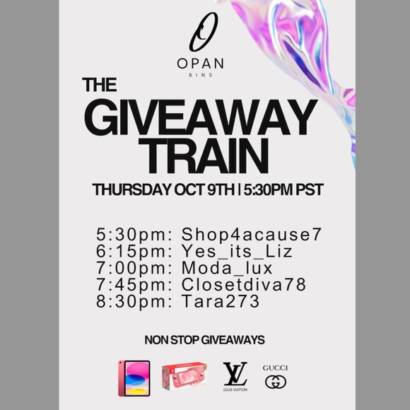 Other - The GIVEAWAY Train | October 9th | 5:30pm